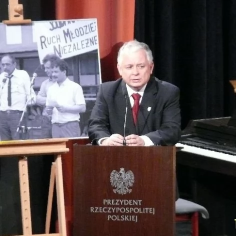Tczew - Lech Kaczyński w Tczewie
