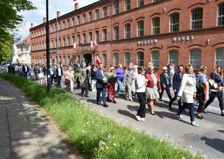 Tczew - Tczew uczcił 234. rocznicę uchwalenia Konstytucji 3 Maja