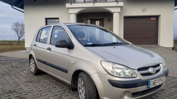 Tczew - Sprzedam Hyundai Getz 2008r. 1, 1 LPG