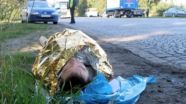 Tczew - Karambol na A1 - służby sprawdzą się w akcji
