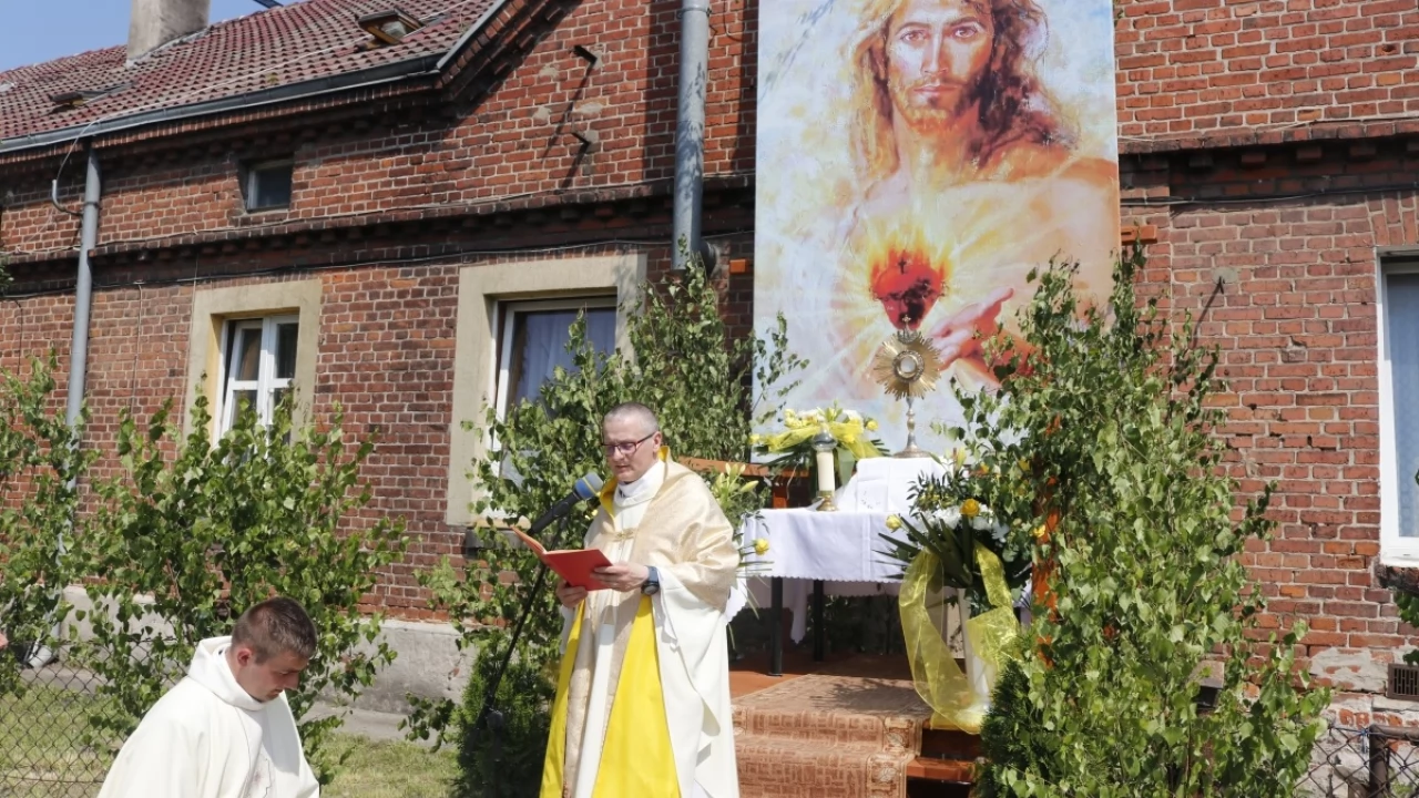 Tczew - Boże Ciało - procesja z Najświętszym Sakramentem