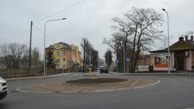 Tczew - Nowe rondo po odbiorze technicznym