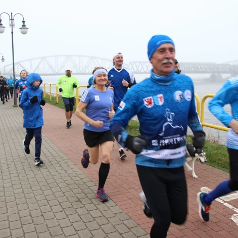 Tczew - Parkrun na niebiesko