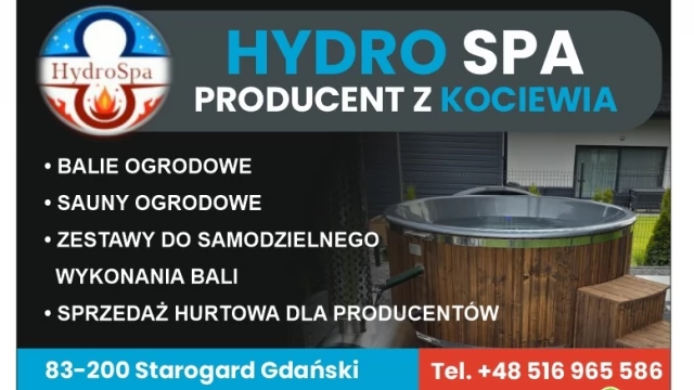 Tczew - Balia ogrodowa z piecem na drewno jacuzzi