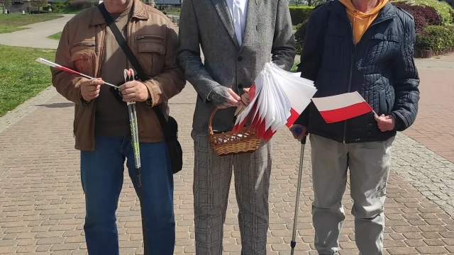 Tczew - Flagi z okazji święta 2 maja