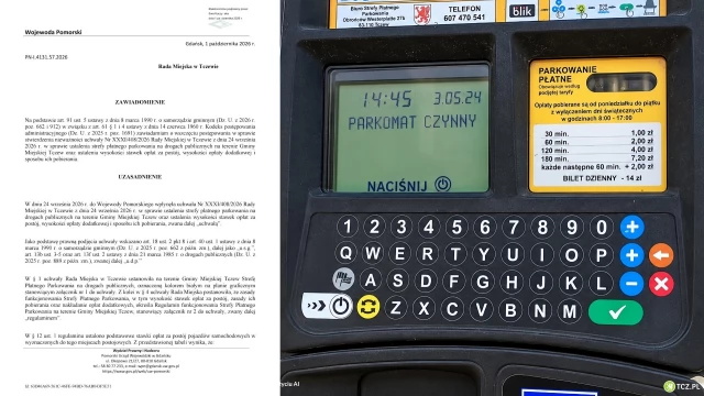 Tczew - Uchwała ws. parkowania pod lupą wojewody. Chodzi o jeden z punktów