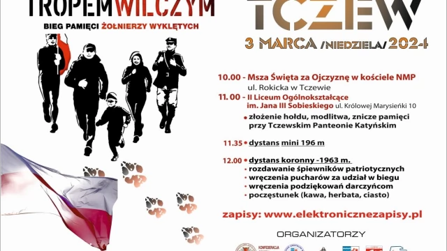 Tczew - Bieg Pamięci Żołnierzy Wyklętych już w niedzielę