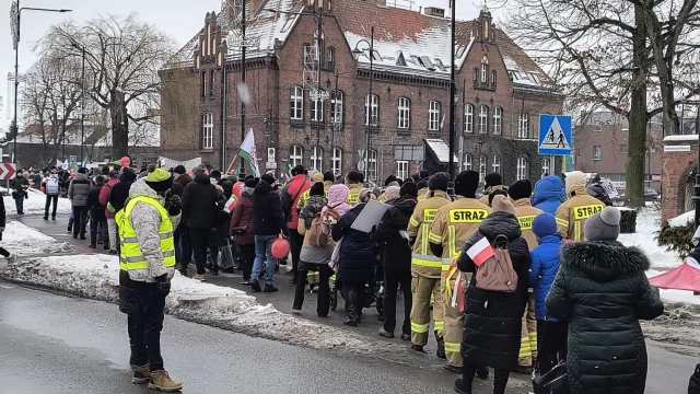 Tczew - Marsz Jedności Gminy Tczew przeszedł ulicami Tczewa