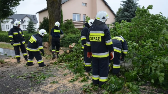 Tczew - Gwałtowne załamanie pogody - straż ma ręce pełne roboty [FOTO, WIDEO]