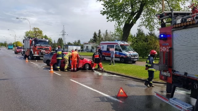 Tczew - Wypadek na Rokickiej - jedna osoba poszkodowana