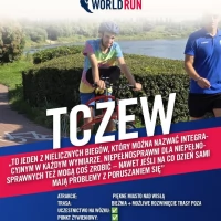 Tczew - Pierwszy taki bieg w Tczewie. Tu meta goni biegacza