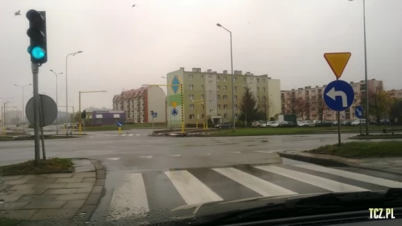 Tczew - Już otwarte rondo przy Nowosuchostrzyckiej
