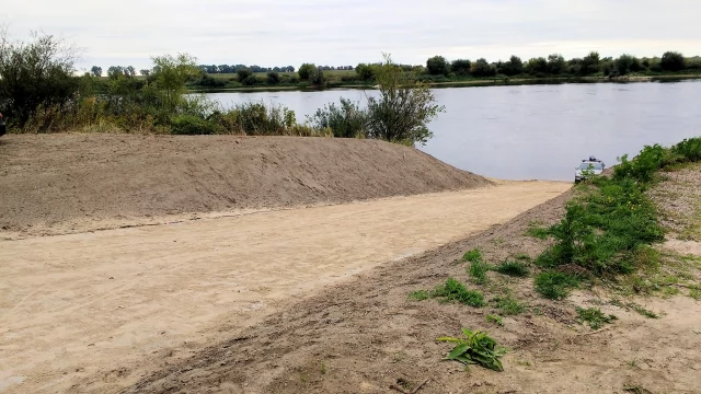 Tczew - Nowy slip nad Wisłą gotowy