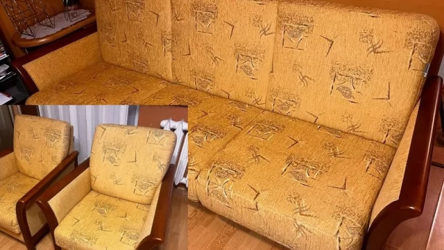 Tczew - Wypoczynek - wersalka roz. + 2 fotele - Stan BDB