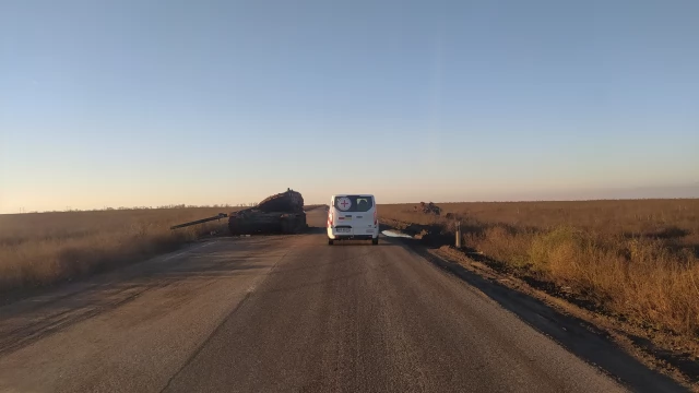Tczew - Tczew dla Ukrainy wciąż pomaga, dotarł 20 km od linii frontu