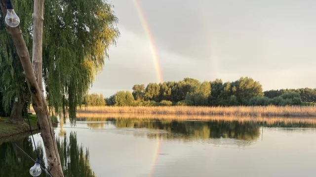 Tczew - Namiot Biesiadny ZENa nad stawem bankietowy