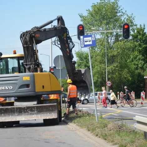 Tczew - Zamknięcie jezdni zachodniej dk 91