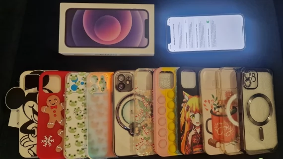 Tczew - Apple IPhone 12 Filoetowy 5G - bateria 96 IDEALNY