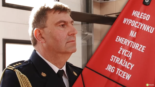 Tczew - Tak strażacy żegnali swojego komendanta