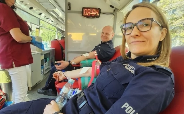 Tczew - Tczewscy policjanci podzielili się krwią