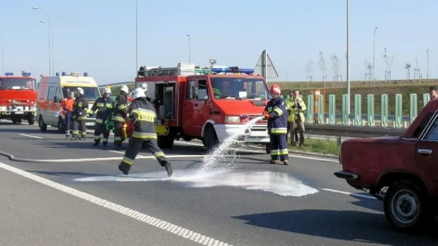 Tczew - Ratownicy na A1