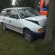 Tczew - Tczewskie Łąki. Auto uderzyło w drzewo