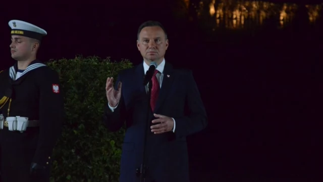 Tczew - Andrzej Duda: "Największe znaczenie strategiczne miało to, co działo się tutaj, w Tczewie i Szymankowie"