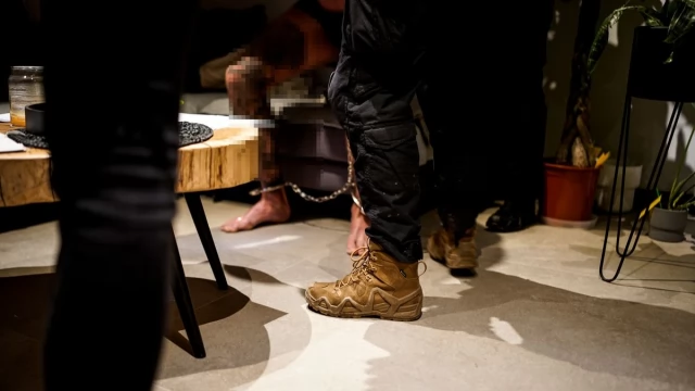 Tczew - Okno poszło pierwsze, potem służby - spektakularna akcja w Tczewie [WIDEO]