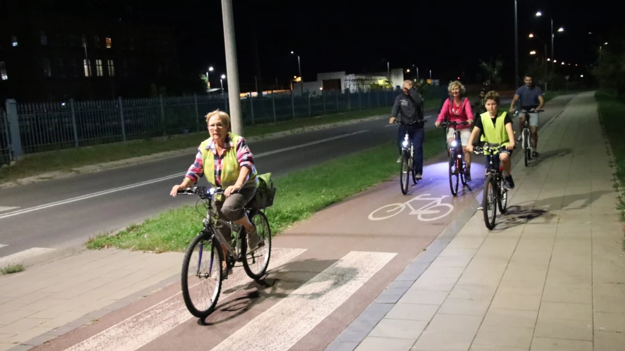 Tczew - Nocny przejazd rowerowy Świetlik