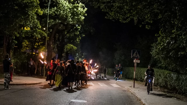 Tczew - Przeszli z pochodniami ulicami Tczewa