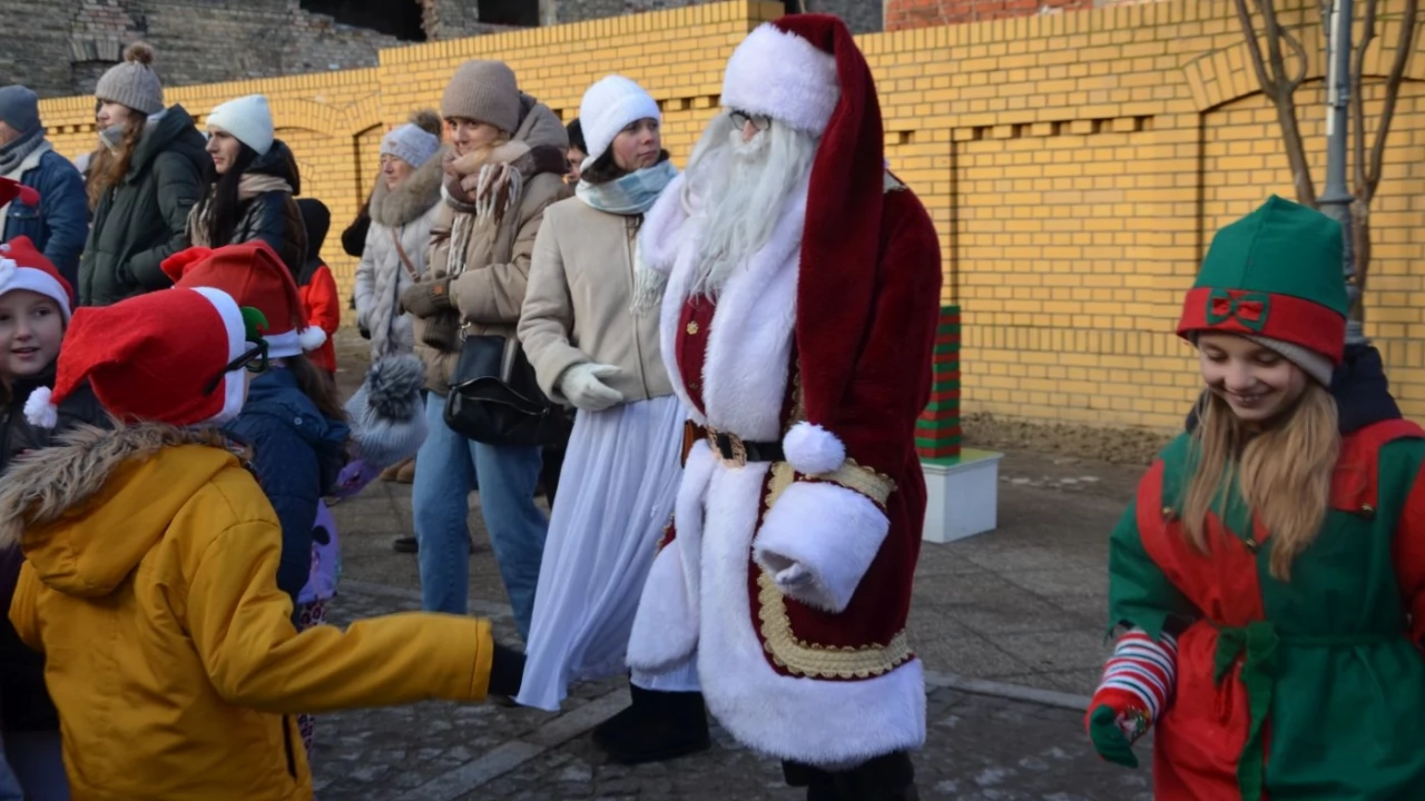Tczew - Święty Mikołaj w zielonej strefie