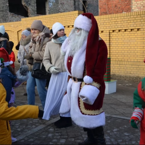 Tczew - Święty Mikołaj w zielonej strefie