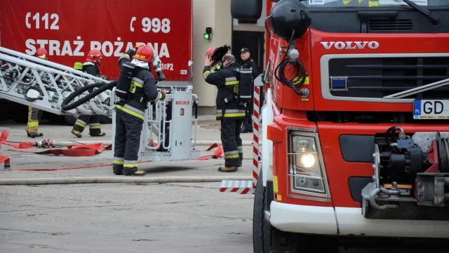 Tczew - Wyciek gazu i potrącenie na Wyzwolenia