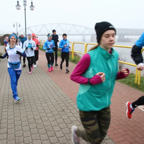 Tczew - Parkrun na niebiesko