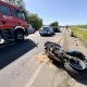Tczew - Zablokowana "22" po wypadku motocyklisty