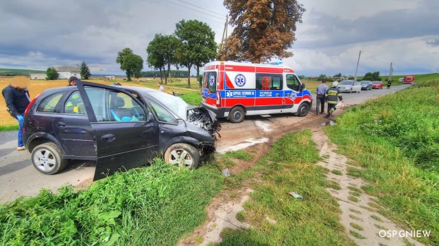 Tczew - Osobówka uderzyła w drzewo - jedna osoba w szpitalu