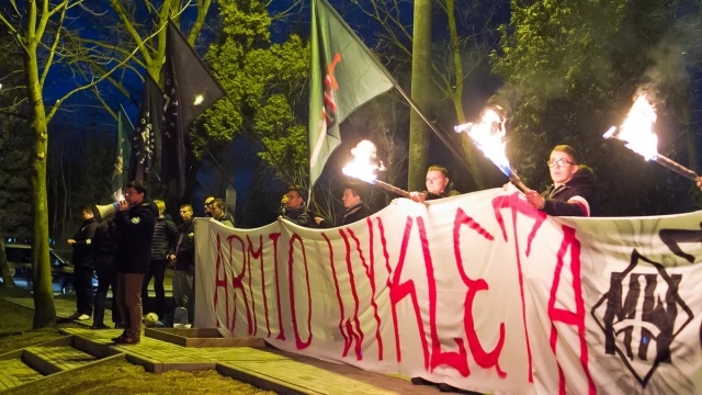 Tczew - Narodowy Dzień Pamięci Żołnierzy Wyklętych przy rondzie