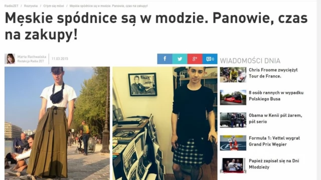 Tczew - Światowy Dzień Męskiej Spódnicy