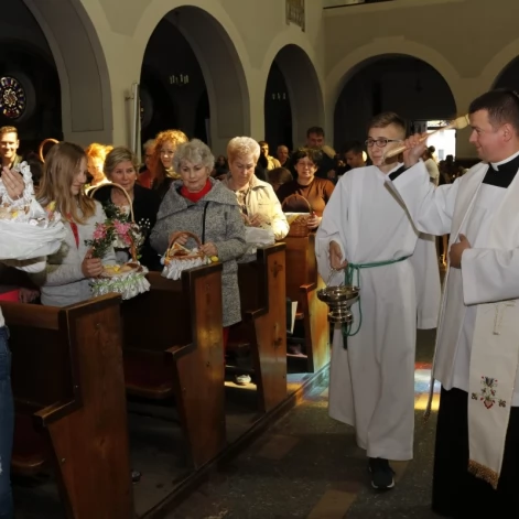 Tczew - Święcenie pokarmów w tczewskich kościołach