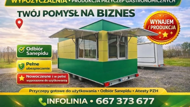 Tczew - Wypożyczalnia - produkcja przyczep gastronomicznyc