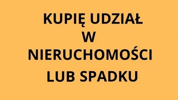 Tczew - Kupię udział w nieruchomości lub spadku