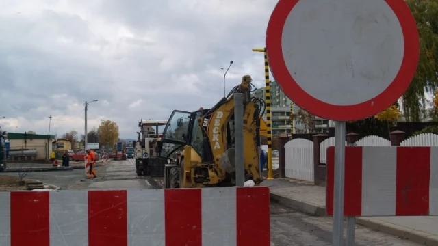 Tczew - Trwa przebudowa skrzyżowania ul. Żwirki i Nowosuchostrzyckiej