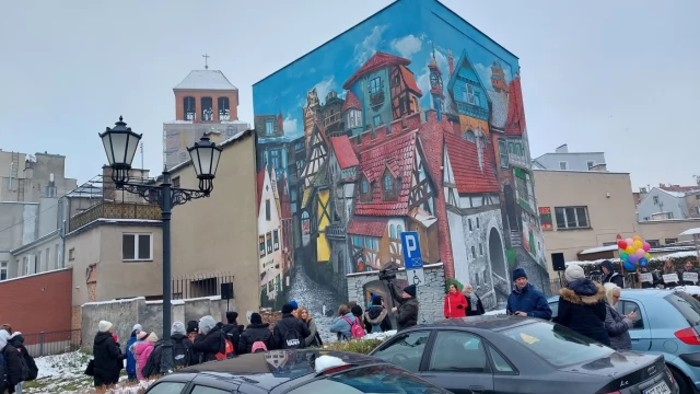 Tczew - Mural na Starym Mieście już gotowy