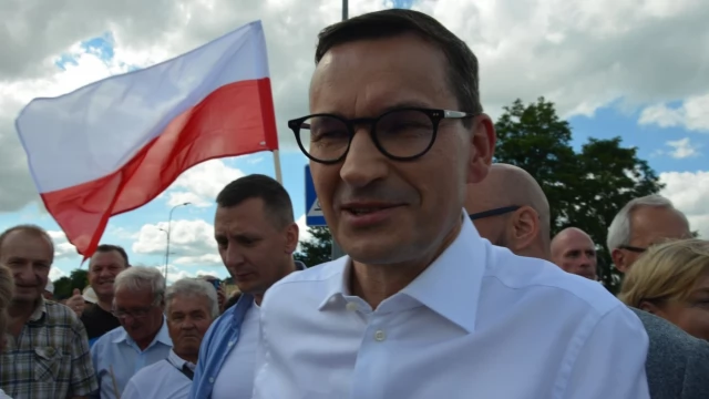 Tczew - Mateusz Morawiecki z wizytą w Tczewie - "Ten most będzie perłą historii"