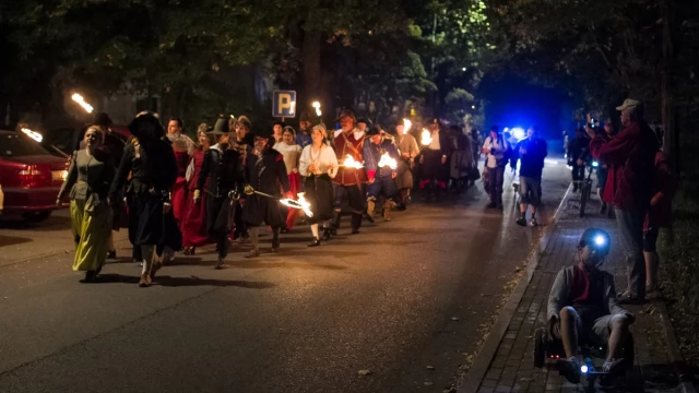 Tczew - Przeszli z pochodniami ulicami Tczewa