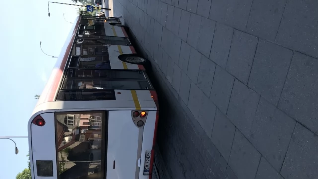 Tczew - Linia 4 - nie można było ani wejść, ani wyjść