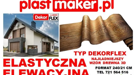 Tczew - NOWOŚĆ - Elastyczna luksusowa elastyczna deska MEGA FORMAT/ 4, 5 długości i 29 cm szer. Imitacja drewna