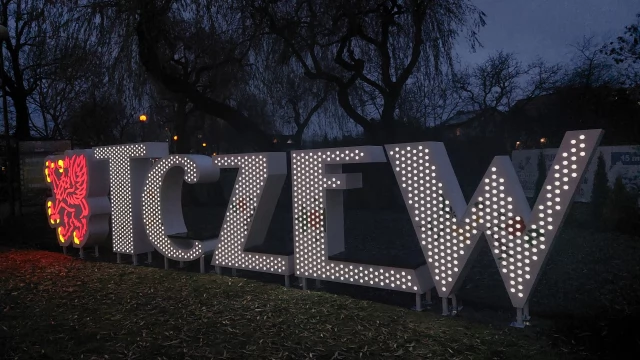 Tczew - Napis przestrzenny gotowy