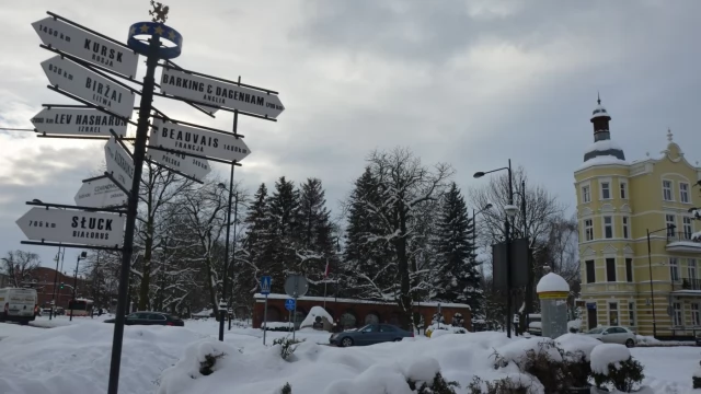 Tczew - Napadało białego puchu, jeszcze go przybędzie. Potem mróz
