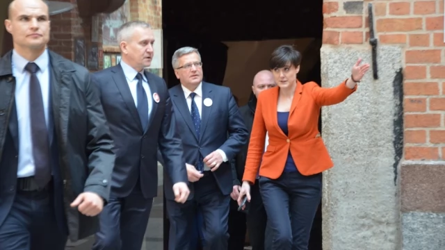 Tczew - Prezydent Bronisław Komorowski w Gniewie